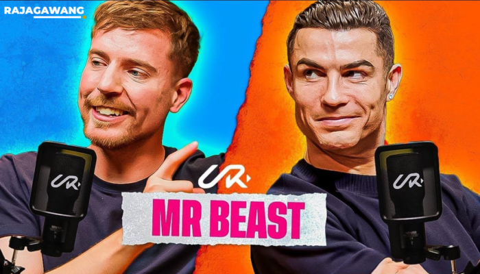 Cristiano Ronaldo Collab Dengan Youtuber Mr.Beast, Tidak Mencapai 1 Jam Sudah Capai 1 Juta Penonton