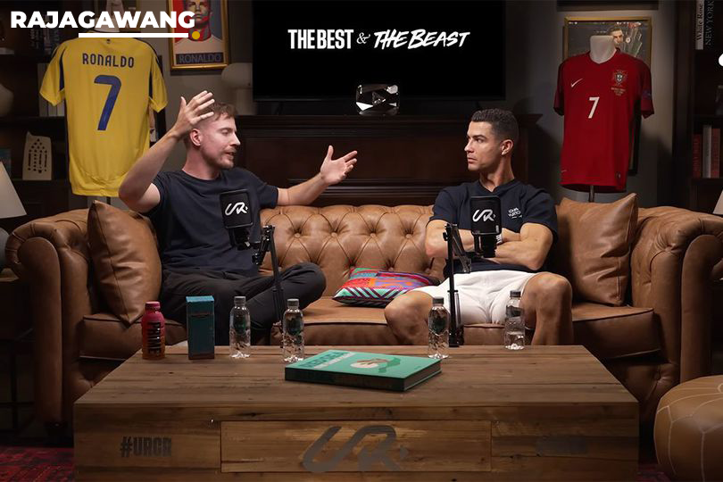 Cristiano Ronaldo Collab Dengan Youtuber Mr.Beast, Tidak Mencapai 1 Jam Sudah Capai 1 Juta Penonton