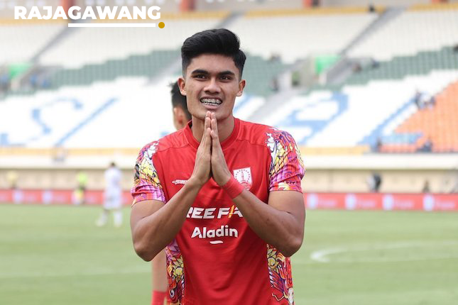 Ramadhan Sananta mencetak gol pada laga Persis Solo vs PSM Makassar di Piala Presiden 2024