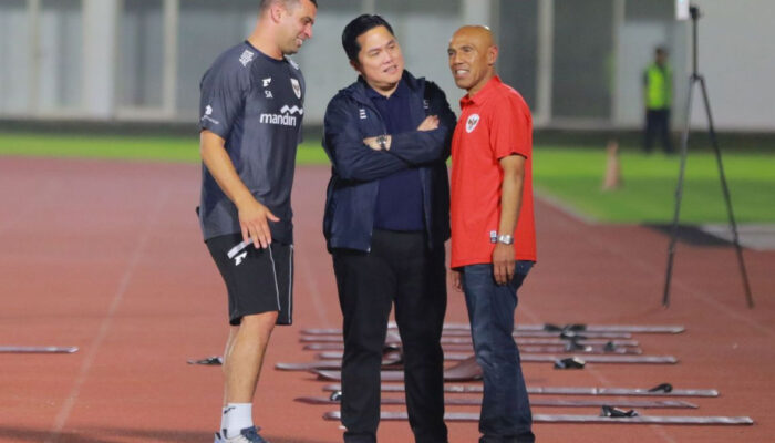 Erick Thohir Kunjungi TC Timnas U-23 Jelang ASEAN Cup 2025