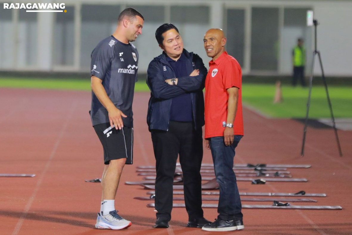 Erick Thohir Kunjungi TC Timnas U-23 Jelang ASEAN Cup 2025