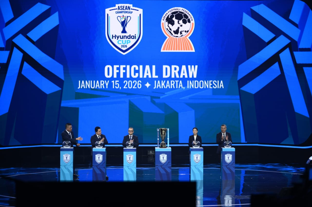 Hasil Drawing ASEAN Hyundai Cup 2026: Timnas Indonesia Satu Grup dengan Vietnam