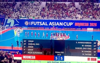 Nyaris Juara di Rumah Sendiri, Timnas Futsal Indonesia Gagal Juara Usai Kalah Adu Penalti dari Iran