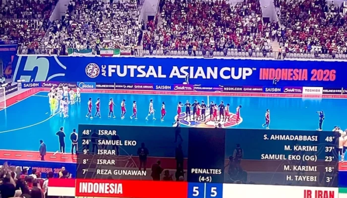 Nyaris Juara di Rumah Sendiri, Timnas Futsal Indonesia Gagal Juara Usai Kalah Adu Penalti dari Iran