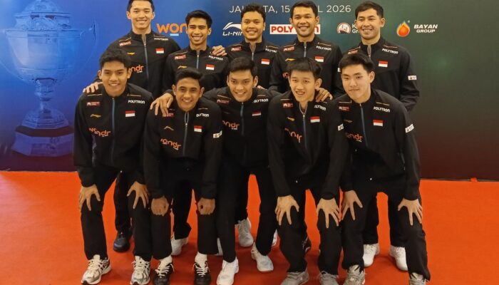 Jadwal Lengkap Tim Indonesia di Piala Thomas 2026
