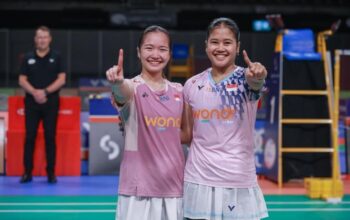 Rachel/Febi Bangkit Dramatis, Indonesia Samakan Kedudukan Lawan Taiwan di Uber Cup 2026