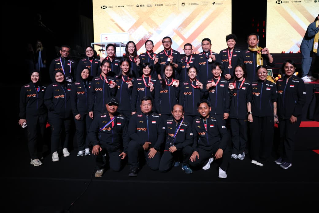 Tim Uber Indonesia Raih Perunggu di Uber Cup 2026, PBSI Beri Apresiasi