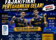 Fantastis! Fajar/Fikri Ukir Back-to-Back Juara China Open Setelah Tumbangkan Kim/Seo