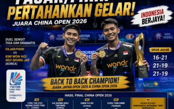 Fantastis! Fajar/Fikri Ukir Back-to-Back Juara China Open Setelah Tumbangkan Kim/Seo